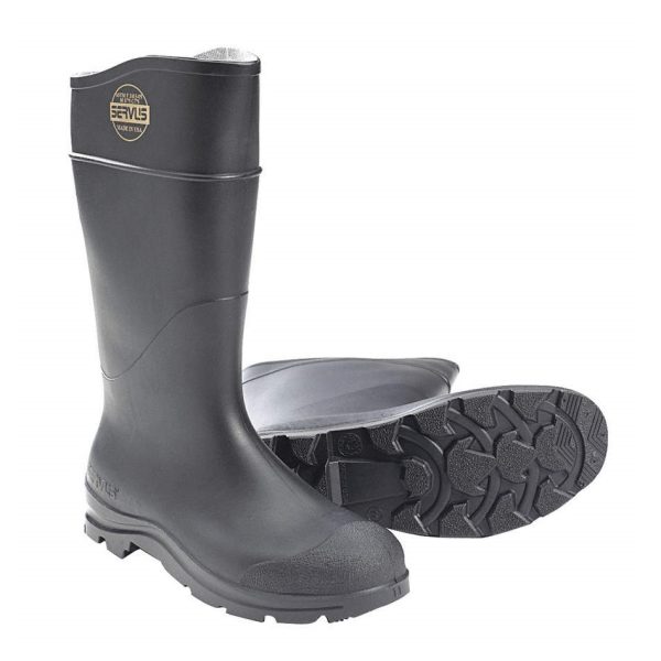 SERVUS PVC BOOT 16” BLACK ST TOE VSH Trading
