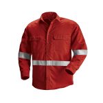 RW NON-FR VENTED SHIRT STRIPING RED