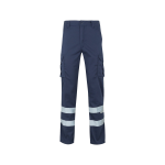 MEN'S MULTI-POCKET STRETCH TROUSERS WITH REFLECTIVE TAPE